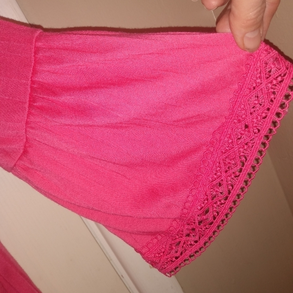 New York Laundry Pink Poets Style Top - Picture 3 of 3